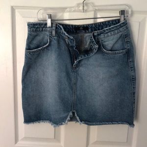 Misguided denim skirt
